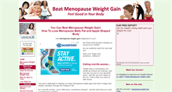 Desktop Screenshot of beat-menopause-weight-gain.com
